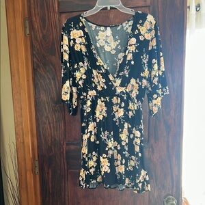 Floral Wrap Dress
